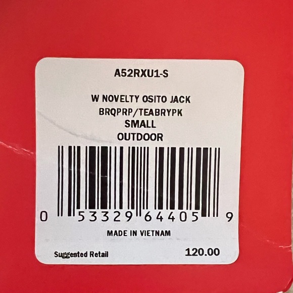 The North Face Osito 2 Striped Fleece Jacket Size small - Picture 3 of 4